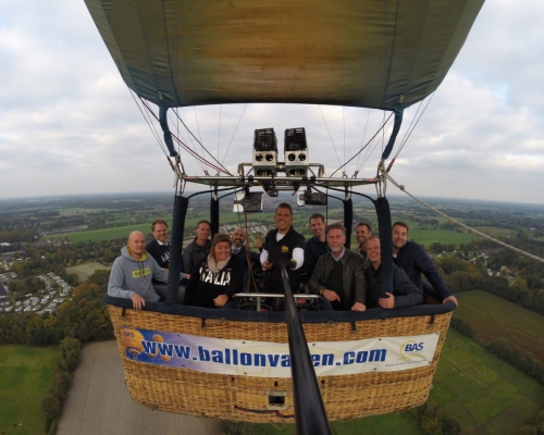 Prive ballonvaart vanaf Houten naar Leusden